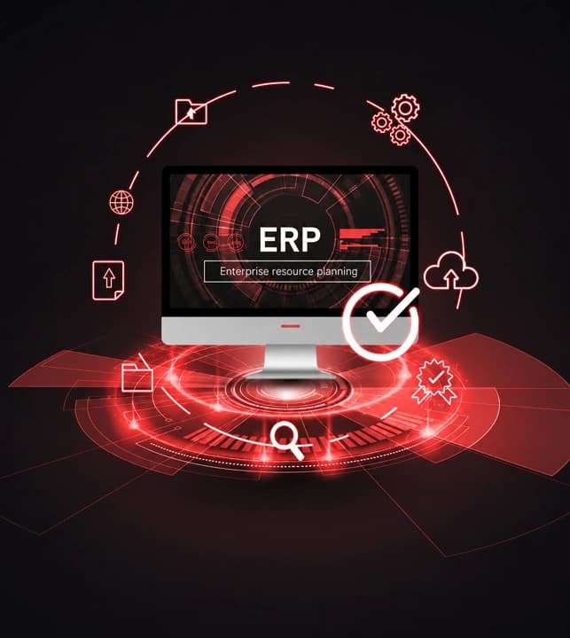 تطوير نظام ERP مخصّص من نيوترونز