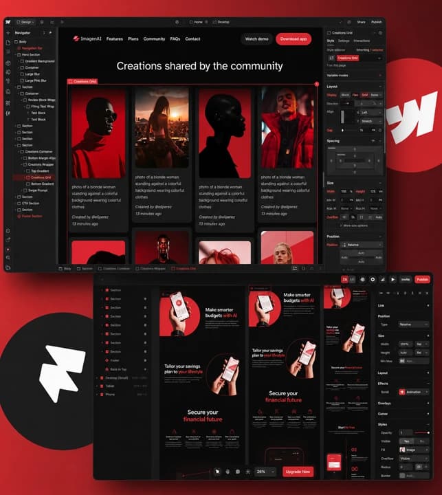 تصميم موقع Framer مصمّم خصيصًا لعلامتك التجارية