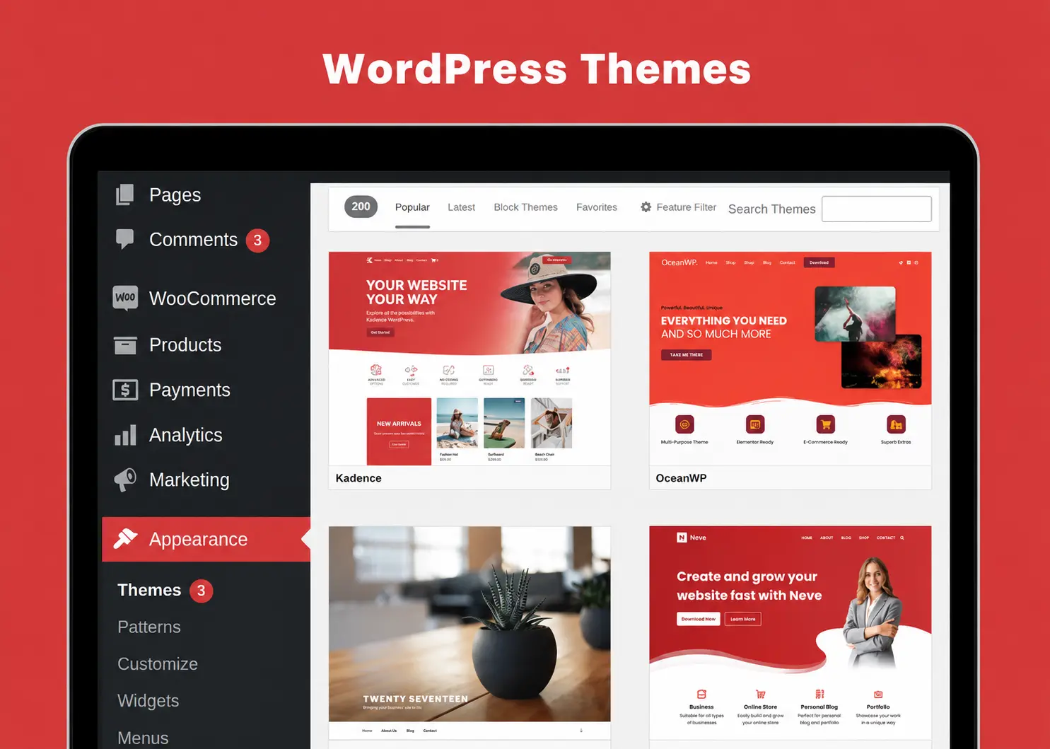 تطوير موقع WordPress مخصّص من نيوترونز